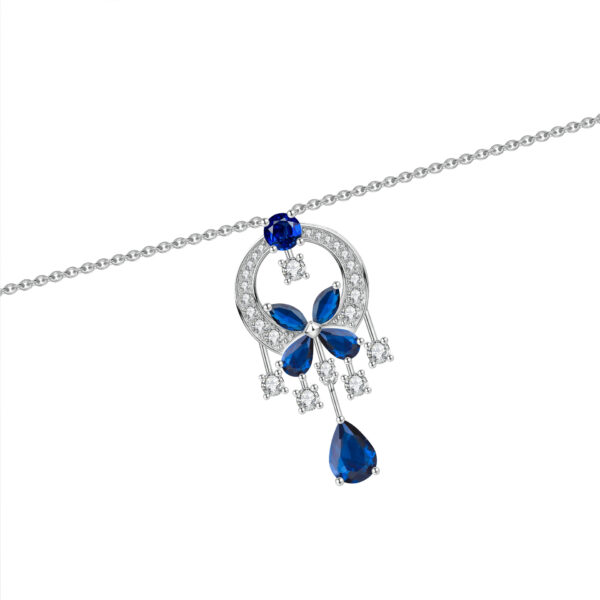 Butterfly Dreamcatcher Necklace | 925 Sterling Silver Tassel