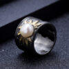 详情-9 Horus Eye of God S925 Sterling Silver Niche Retro Ring